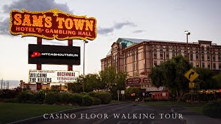 WALKING TOUR of SAMS TOWN HOTEL amp Gambling Hall CASINO in LAS VEGAS Nevada [upl. by Harhay]