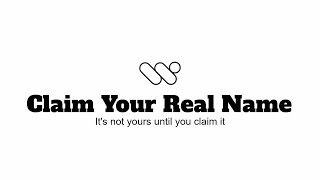 Intro to website  claimyourrealnamecom [upl. by Ettena]