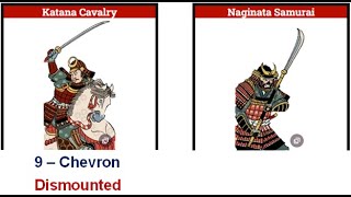 Total War SHOGUN 2 1vs1 Naginata Samurai vs Katana Cavalry 9Chevron amp Dismounted [upl. by Ordnajela941]