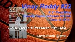 2012 Vinay Reddy Junior Season Highlights for CPOTX [upl. by Matthew]