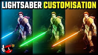 Jedi Fallen Order  Everything You Need to Know About Lightsaber Customisation [upl. by Phillipp]