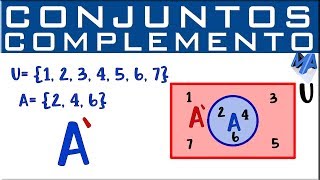 Complemento de un Conjunto [upl. by Aihsal]