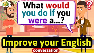 Improve English Speaking Skills Questions in English English Conversation Practice [upl. by Aivatnuhs]