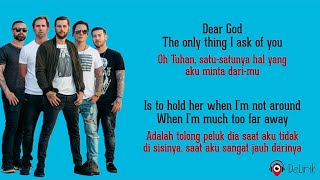 Dear God  Avenged Sevenfold Lirik Lagu Terjemahan  1 Hour Loop [upl. by Norina857]