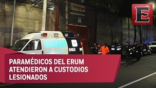 Riña en tutelar de menores en la CDMX deja varios heridos [upl. by Nassah]