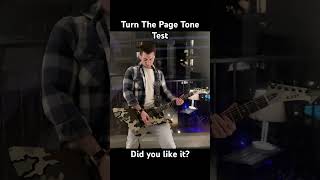 Metallica  Turn The Page Tone Test metallica guitarcover [upl. by Drofniw120]