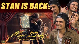 MC STAN  Meri Zindagi Rap se Pan Deep Hai  Official music Video  2024  REACTION [upl. by Allerie]