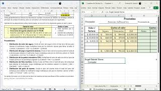 Prorrateo de facturas de Contabilidad de Costos 📖 [upl. by Quint]