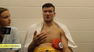 Post Fight With Alexander Dimitrenko after controversial loss to Joseph Parker [upl. by Restivo]