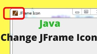 How To Change JFrame Icon In Java Using Eclipse  with source code [upl. by Carlisle]