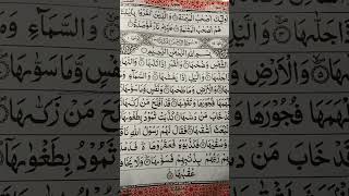 beautiful quran recitation Tilawar  quran tilawat  surah sams  shorts video  vailar video [upl. by Enyamrahs865]