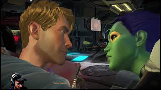 star lord marvel guardians of the galaxy vol moves video gameplay story episode part1 [upl. by Anoirtac]