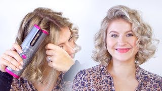 Worlds First WIRELESS AUTOMATED Curling Iron  Milabu [upl. by Innavoig]