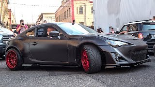 2JZ Swapped Widebody Rocketbunny BRZ  Timelapse [upl. by Doownelg]