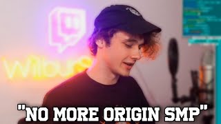 Why Wilbur Cannot PlayStream Origin SMP With Everyone Else [upl. by Akiehsat]