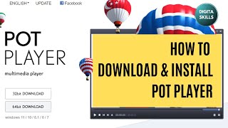 How to Download amp Install Potplayer in Windows  Install Codec amp Setup potplayer windowstutorials [upl. by Sherilyn]