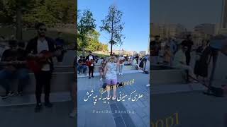 Dancing and singing of Iranians abroad in the street 😍 persiandance [upl. by Indys326]