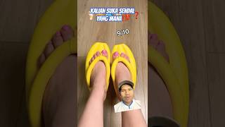 TEMEN TEMEN SUKA SENDAL YANG MANA❓ shoes fashion crocs youtubeshorts [upl. by Drofhsa238]