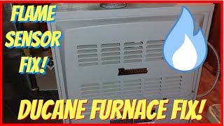 Ducane Furnace Fix Flame sensor [upl. by Kissee30]