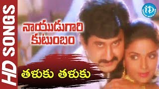 Nayudu Gari Kutumbam Movie Songs  Thaluku Thaluku Song  Krishnam Raju  Suman  Sanghavi [upl. by Akeenahs]