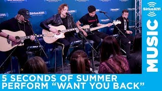 5 Seconds Of Summer  quotWant You Backquot LIVE  SiriusXM [upl. by Raab23]