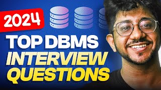 Most Important Database amp DBMS questions for Interviews in 30 mins  Internship and Placement Prep [upl. by Ralston]