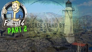 Fallout 4  Kingsport Lighthouse Settlement Build Part 2 NO MODS [upl. by Aiyn]