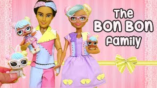 Sniffycat Barbie Families  The BON BON Family amp the Frisky Kitty  Toys and Dolls Fun for Kids [upl. by Remus597]