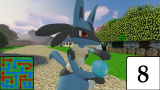 Lucario Attack  Pixelmon Kalos  Episode 8 [upl. by Gotcher]