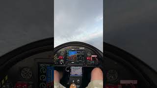 Tarragon flying thru Rain Showers  Cockpit View  skymonkeyyys aviation tarragonaircraft [upl. by Sirois594]