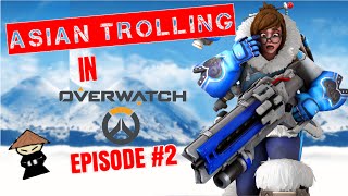 Asian Trolling in Overwatch 2  Great Ice Wall Of China Mei Trolling [upl. by Anairb]