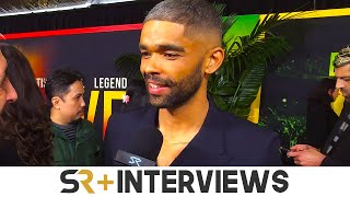 Kingsley BenAdir Talks Bob Marley One Love At Los Angeles Premiere [upl. by Floro]