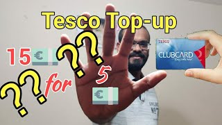 15 Euro Tesco Topup For 5 Euro   Malayalam Vlog [upl. by Gnauq968]