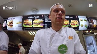 Mads Hansen blir fjernstyrt som ansatt på Max Hamburger  2mot1 [upl. by Ateerys707]