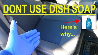 How to Clean cloth car seats at HOME Without Extractor [upl. by Magnuson]