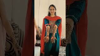 Mehandi hai rachne wali❤️❤️short fun fashion food follow trending foryou ytshort [upl. by Akiner488]