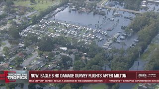 Historic Flooding in Pasco County Florida After Hurricane Milton  Tracking the Tropics [upl. by Atnima]