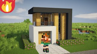 Unique Modern House Tutorial in Minecraft 🤯 [upl. by Aknayirp]