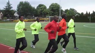 Kenyan Warmup Pre Classic 2012 in Slow Motion [upl. by Orlando]