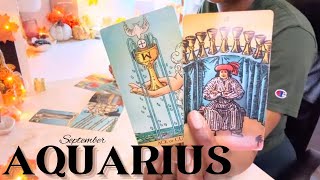 AQUARIUS  GET READY THIS IS NO WHERE CLOSE TO BEING OVER Aqua  Tarot September [upl. by Claudina]