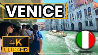 VENICE By BOAT  4K60fps 🚣‍♀️ Amazing BOAT Tour in The Magical Venice 🇮🇹🧚‍♂️ [upl. by Ellehsor]