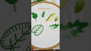 How To Make Embroidery Designs Fish bone Herringbone Close Button LongampShort [upl. by Seilenna]