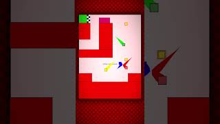 Square Race🟥🟦🟩🟨 squarerace squareracegame satisfying [upl. by Pyne]