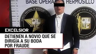 Novio no llega al festejo de su boda al ser detenido por fraude [upl. by Zingg145]