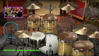 BOSTON RockampRoll Band 🎸🛸🛸🛸 Yamaha DTXSD3Fields of Rock classicrock drumcover [upl. by Debor642]