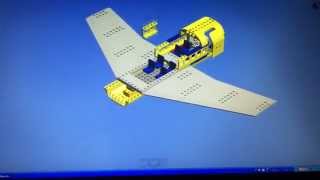 How to build a huge lego airplane from 7893 Blimpo Airways [upl. by Davidde]