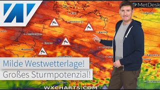 Februar DER Kältemonat Nein Stürmische und milde Westwetterlage Üble Winteraussichten sehr mild [upl. by Niwle]