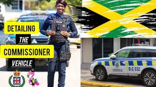 DETAILING THE HIGHEST RANK POLICE VEHICLE IN JAMAICA 🇯🇲 🦩 [upl. by Inol]