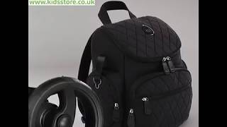 Egg Just Black Special Edition Stroller with changing bag Introduction [upl. by Artenal]