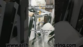 PULVERIZERMULTIPLE PURPOSE PULVERIZERBLOWER PULVERIZER CHILLI GRINDING MACHINE21 HP PULVERIZER [upl. by Aneryc]